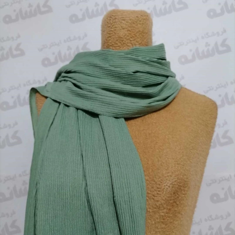 شال برشکا دور دوخت و منگوله دار