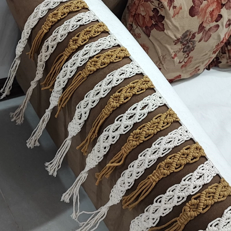 شال مبل مکرومه بافی