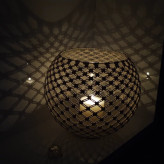 مکرومه دور شیشه 3