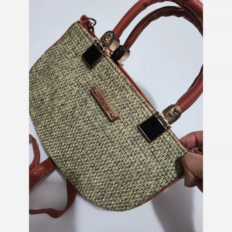 کیف طرح کنف دوزی کوچک
