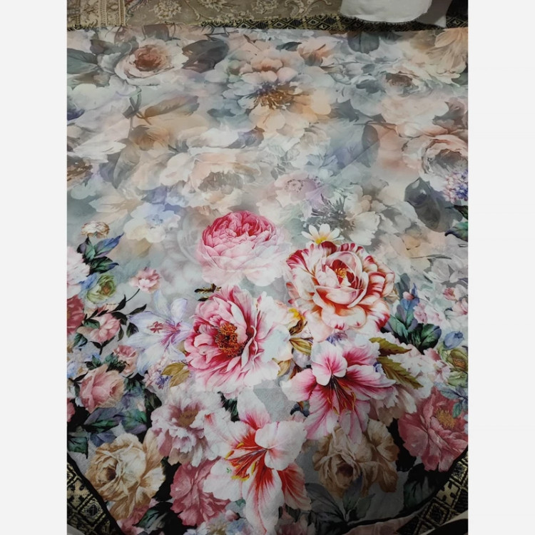 روسری مجلسی رنگ خاص قواره بزرگ