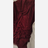 شال مخمل کوب لمه دار