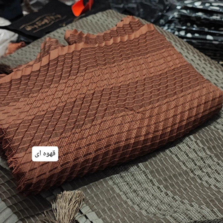 شال نخی توری با منگوله با ارسال فوری