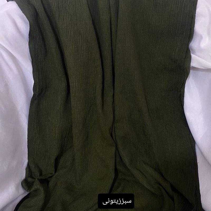 شال  پفکی( سبز)جنس عالی با ارسال فوری