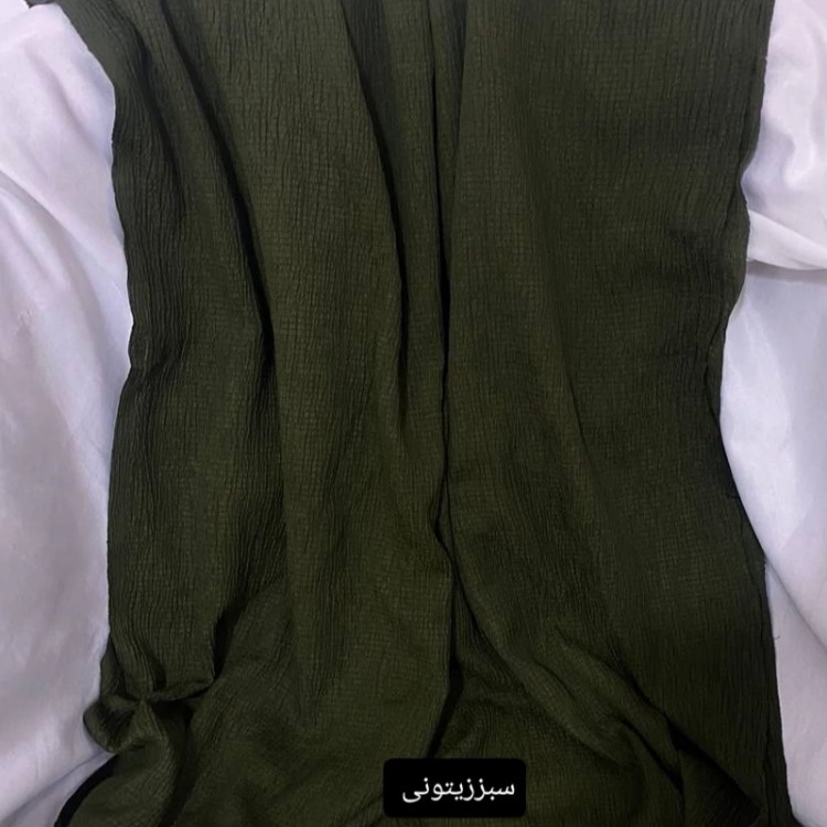 شال پفکی( سبز)جنس عالی با ارسال فوری