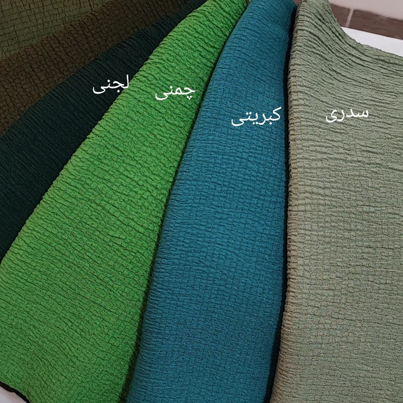 شال پفکی( سبز)جنس عالی با ارسال فوری
