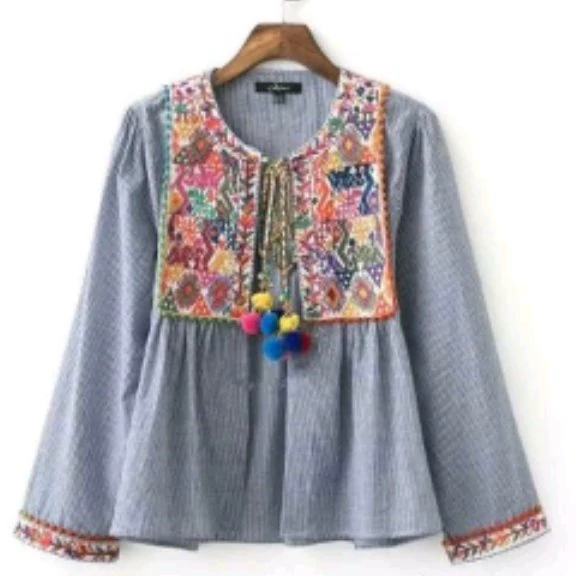 تکه دوزی برای لباس و مانتو