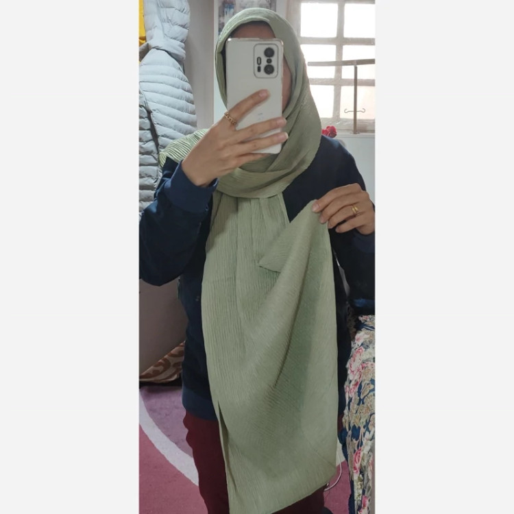 شال پلیسه برشکا مدل تاج محل