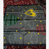 مینی اسکارف طرح دار